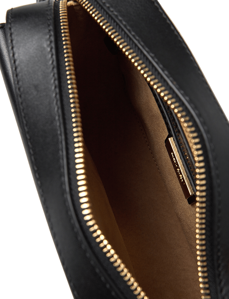 Lauren Ralph Lauren - Leather Medium Marcy Camera Bag - black - 4