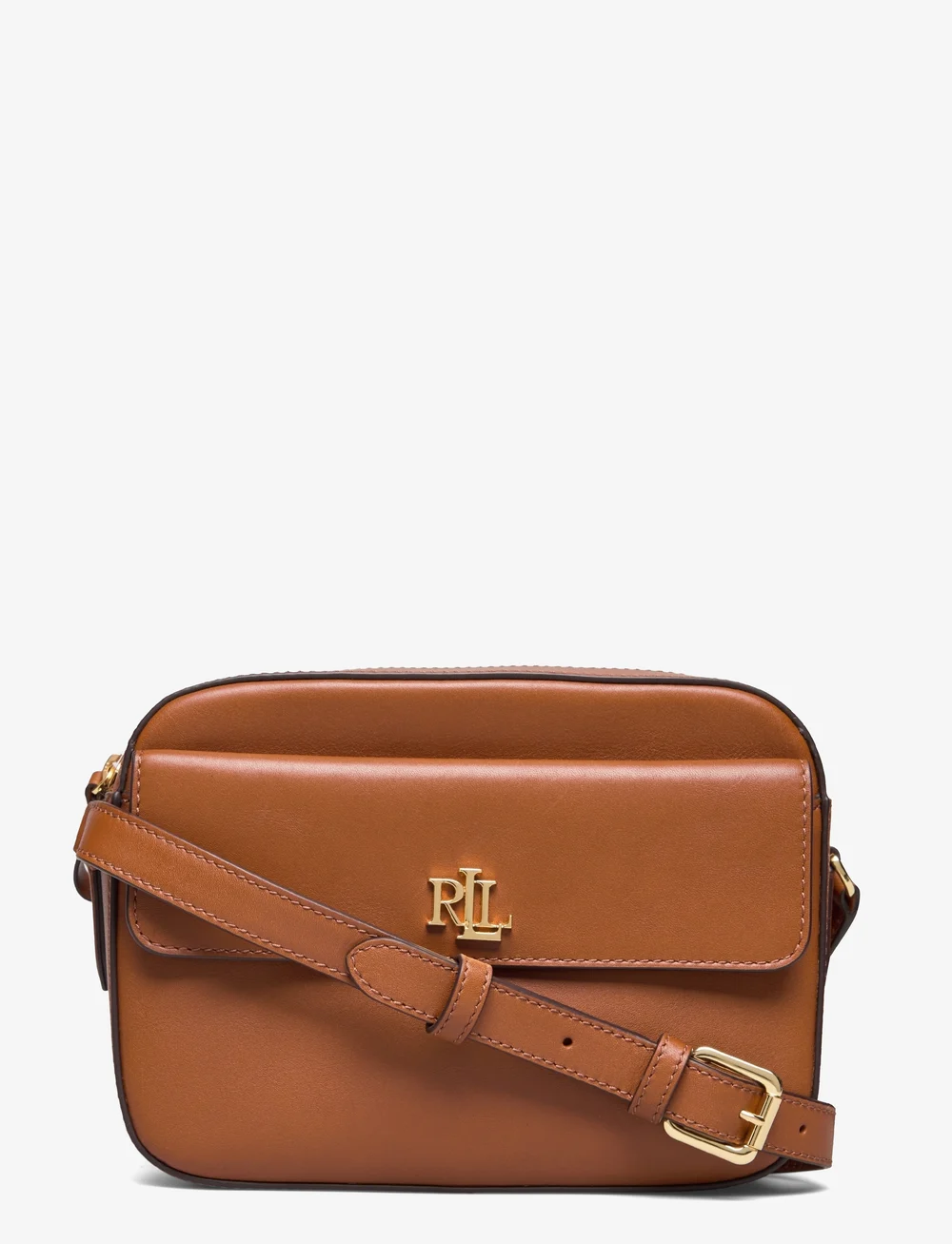 Lauren Ralph Lauren - NATURAL SMTH LEATHR-MARCY CMRA-CXB- - crossbody bags - lauren tan - 0