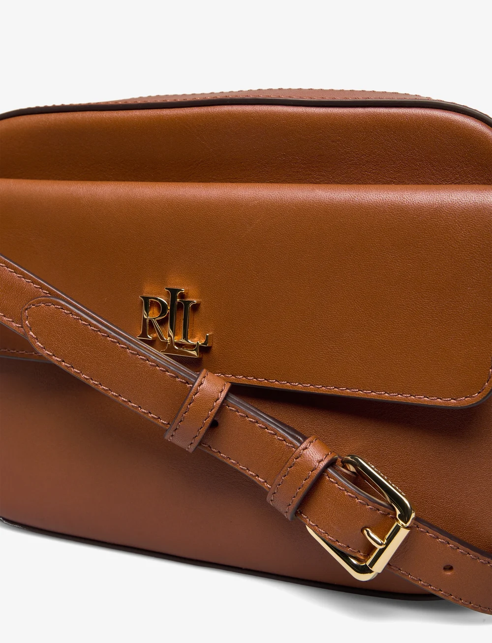 Lauren Ralph Lauren - NATURAL SMTH LEATHR-MARCY CMRA-CXB- - crossbody bags - lauren tan - 3