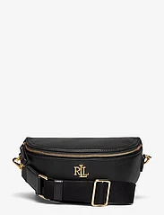 Lauren Ralph Lauren - Leather Marcy Belt Bag - diržiniai krepšiai - black - 0