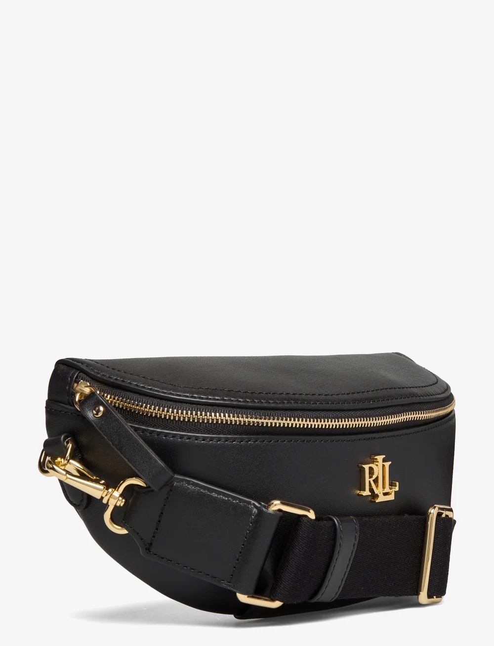 Lauren Ralph Lauren - Leather Marcy Belt Bag - tasker - black - 2