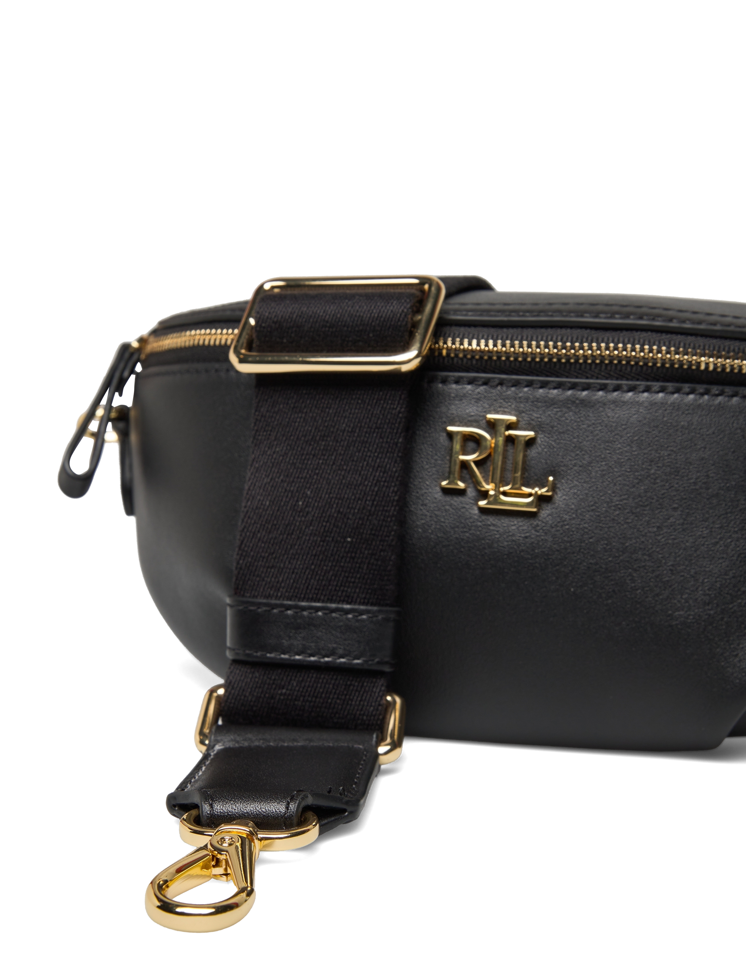 Lauren Ralph Lauren - Leather Marcy Belt Bag - black - 3