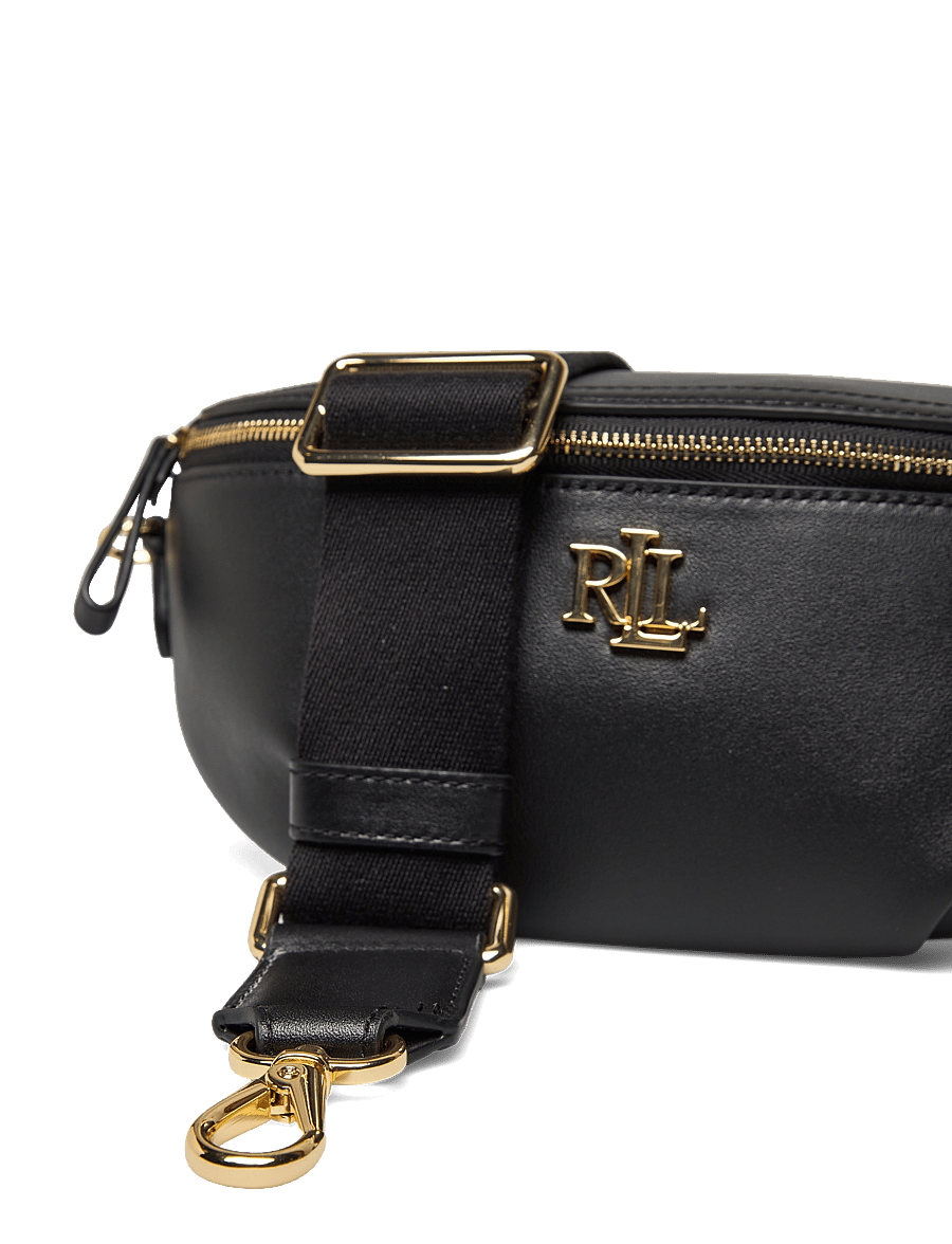Lauren Ralph Lauren - Leather Marcy Belt Bag - black - 3
