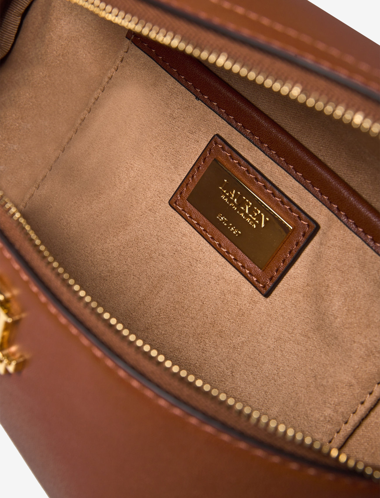 Lauren Ralph Lauren - Leather Marcy Belt Bag - vöökotid - lauren tan - 4