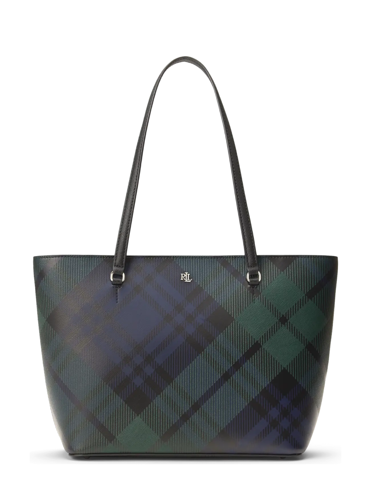 Lauren Ralph Lauren PRNTD CRSSHTCH LTHR-KARLY SHPPER-TT - Tasker - BLACK WATCH TARTA / multi