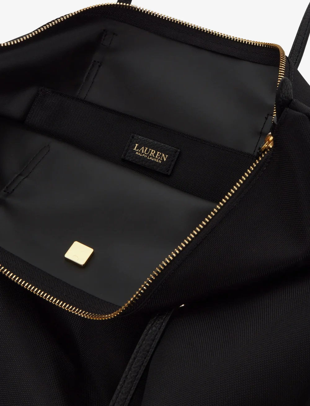 Lauren Ralph Lauren - Nylon Large Keaton Tote Bag - shoppingväskor - black - 5