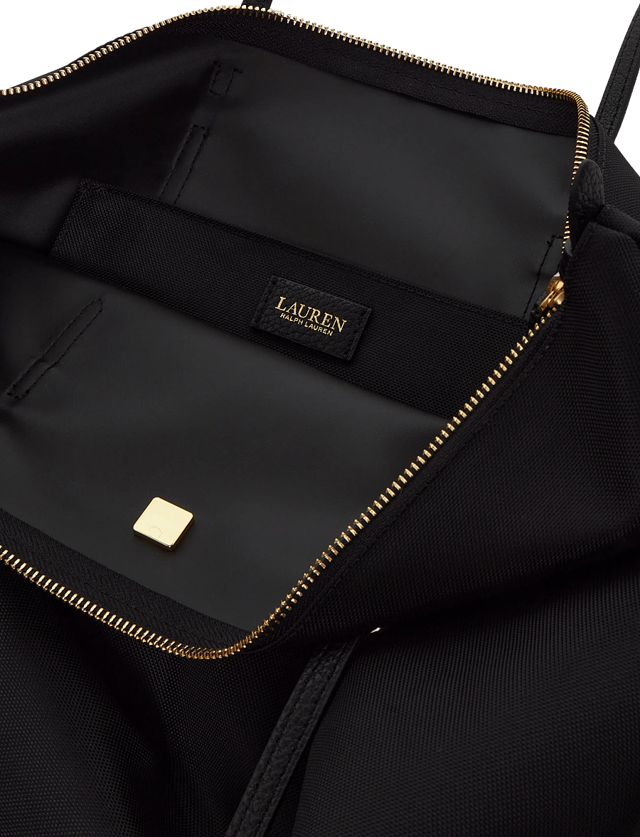 Lauren Ralph Lauren - Nylon Large Keaton Tote Bag - shoppere - black - 5