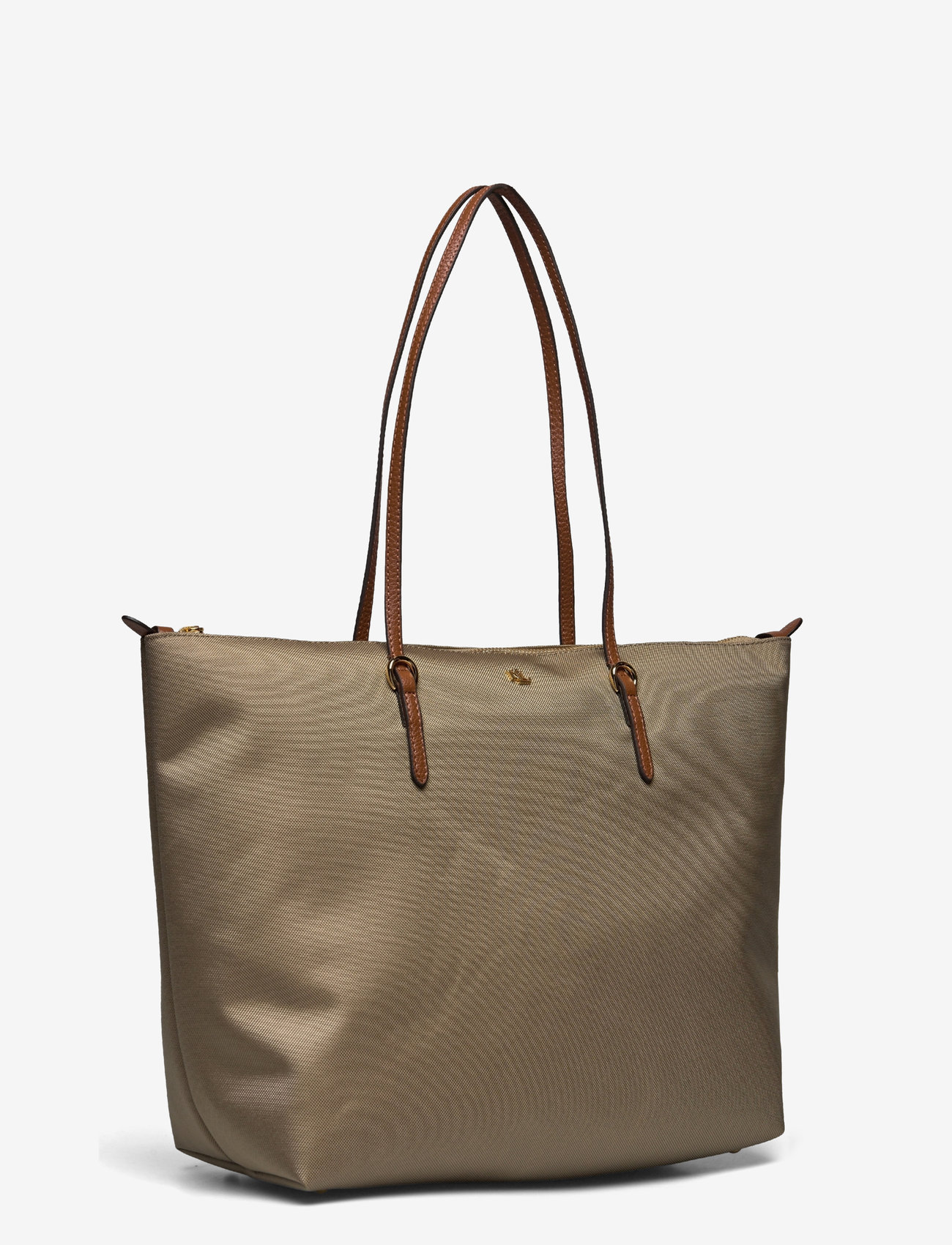 Lauren Ralph Lauren - Nylon Large Keaton Tote Bag - shoppingväskor - clay - 2
