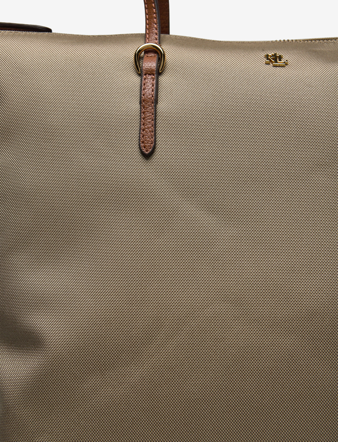 Lauren Ralph Lauren - Nylon Large Keaton Tote Bag - shoppingväskor - clay - 3