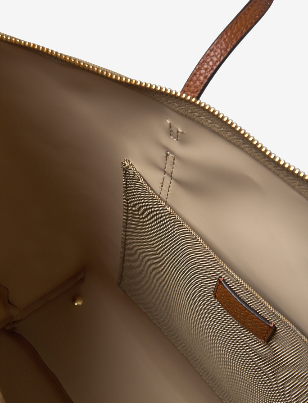 Lauren Ralph Lauren - Nylon Large Keaton Tote Bag - shoppingväskor - clay - 4