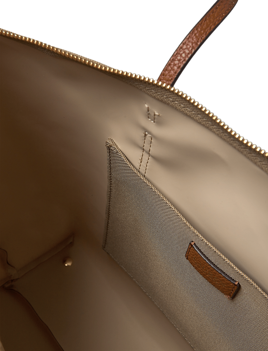 Lauren Ralph Lauren - Nylon Large Keaton Tote Bag - shopper - clay - 4
