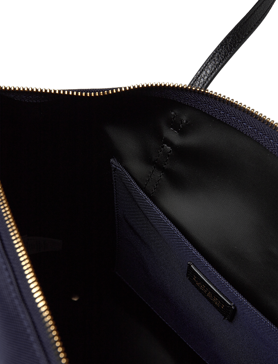 Lauren Ralph Lauren - Nylon Large Keaton Tote Bag - shoppere - refined navy - 4