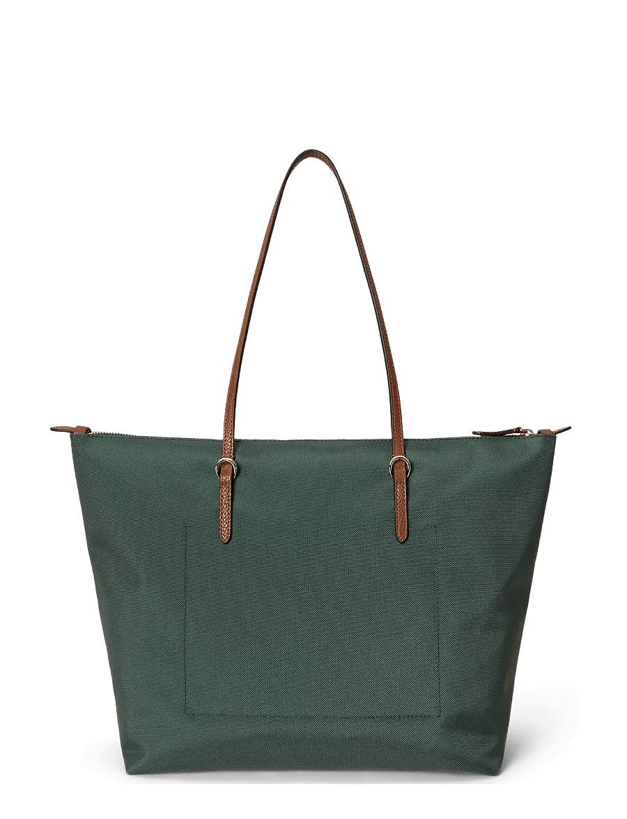 Lauren Ralph Lauren - Nylon Large Keaton Tote Bag - totes - season green/laur - 1