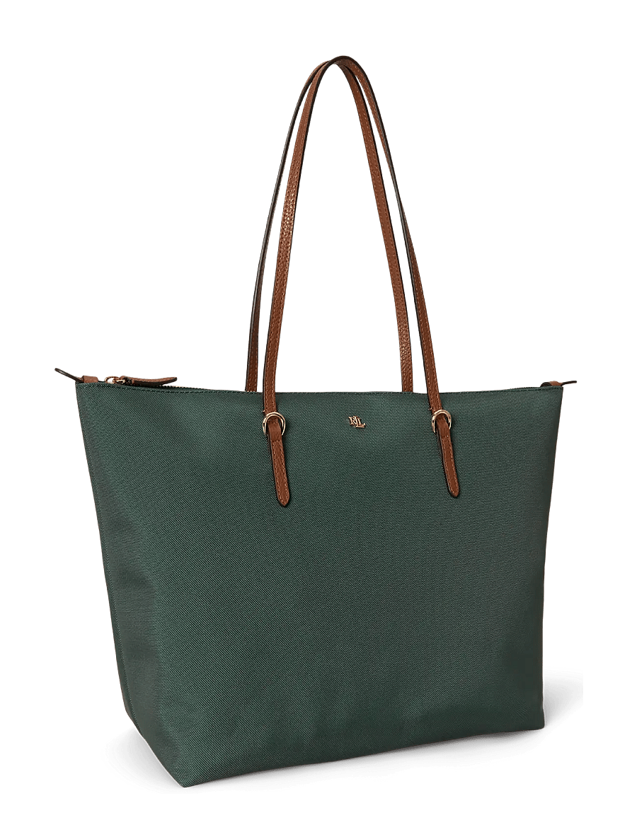 Lauren Ralph Lauren - Nylon Large Keaton Tote Bag - totes - season green/laur - 2
