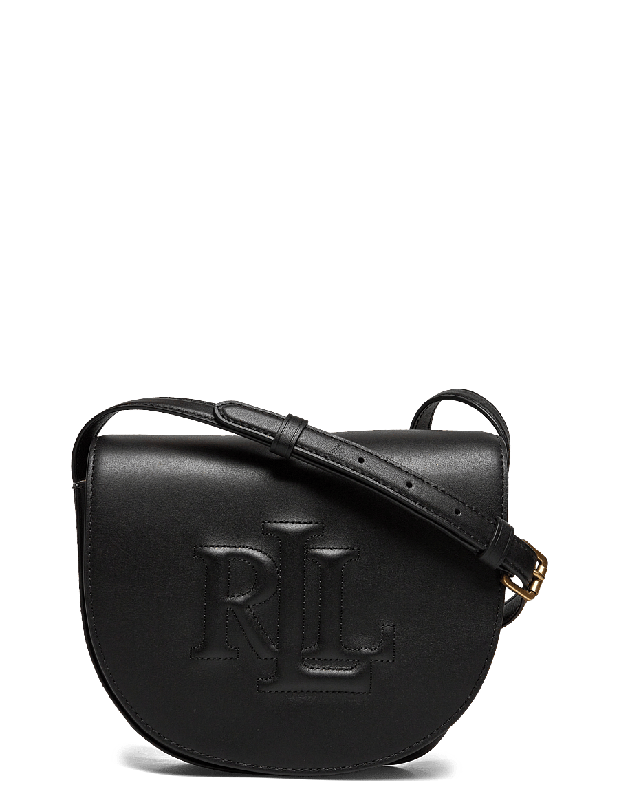 Lauren Ralph Lauren - Leather Medium Witley Crossbody - töskur með axlaról - black - 0