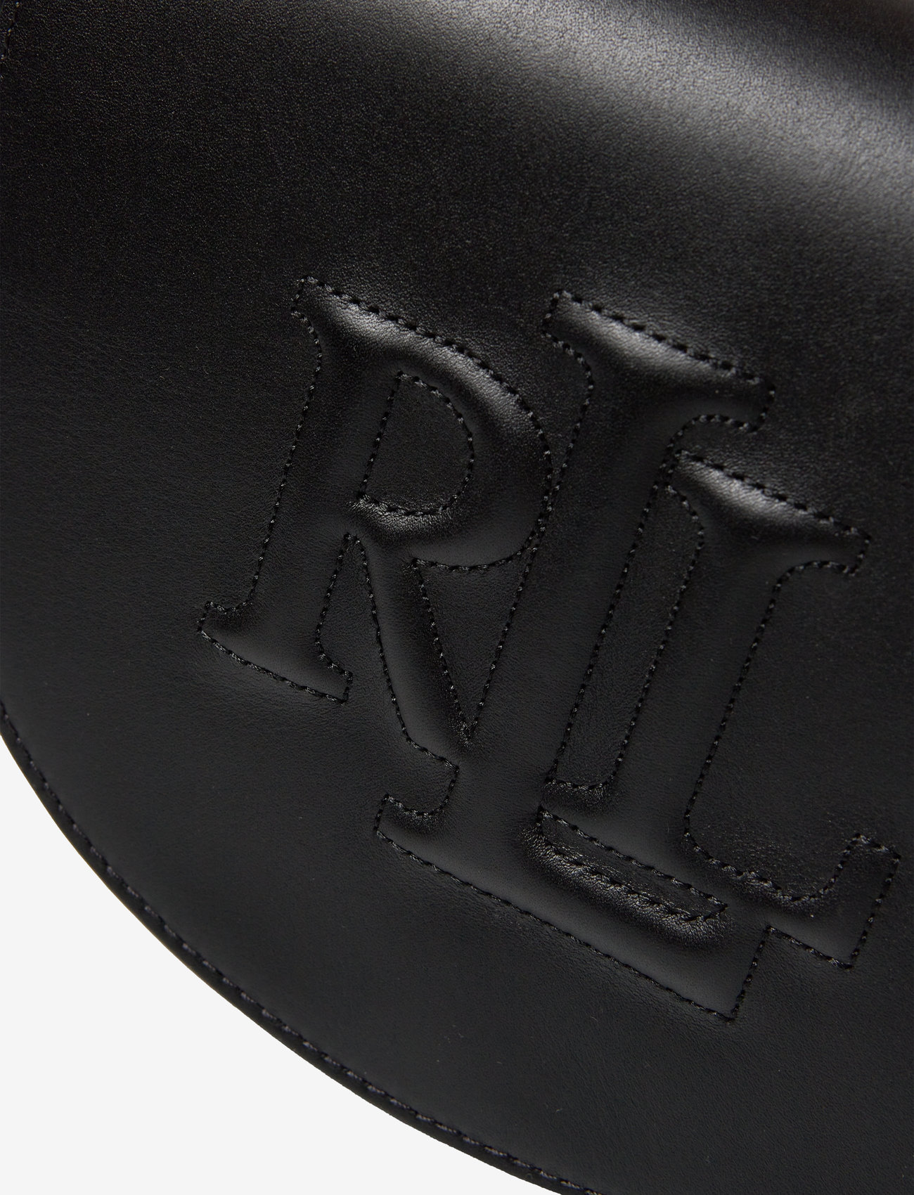 Lauren Ralph Lauren - Leather Medium Witley Crossbody - crossbody bags - black - 3