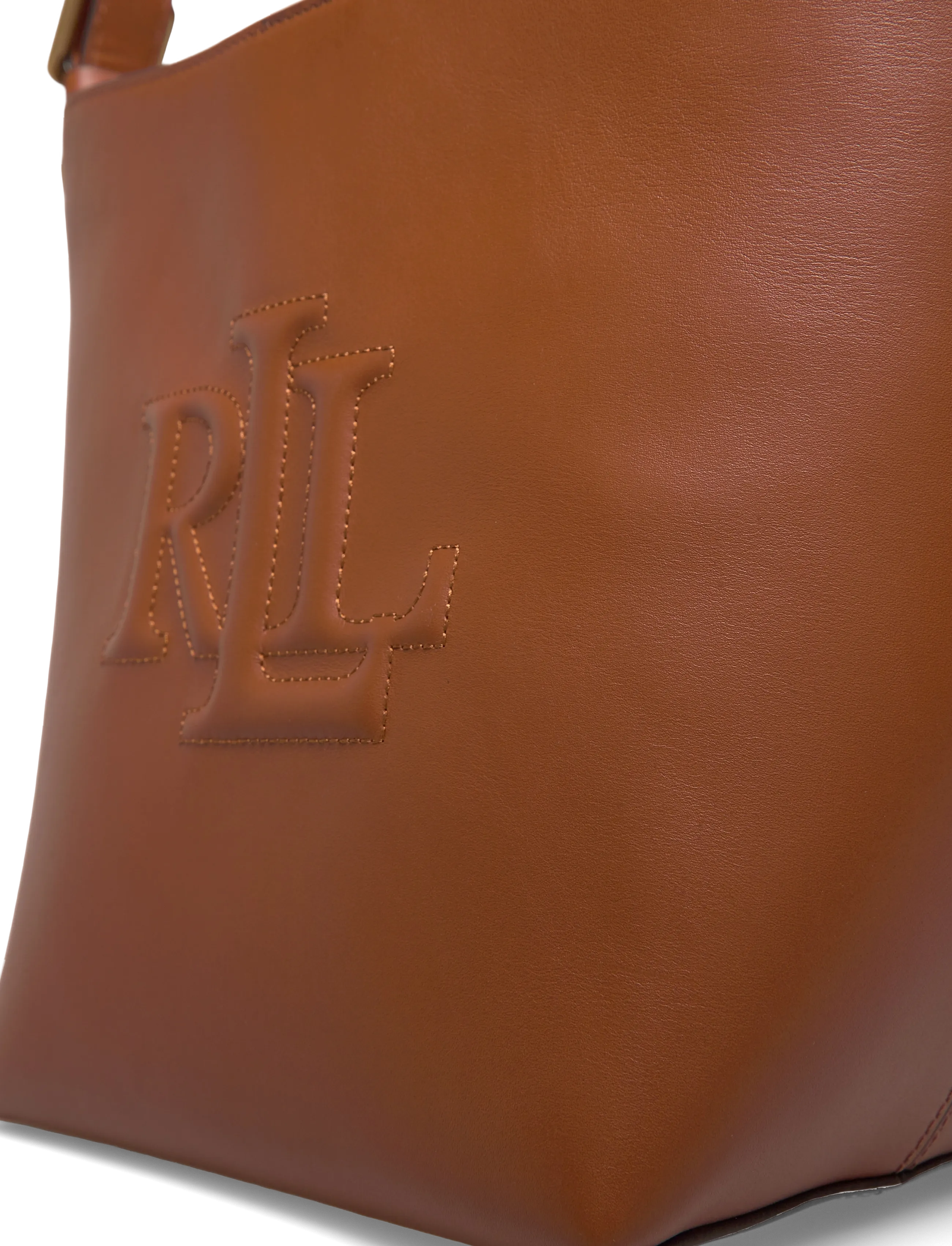 Lauren Ralph Lauren - NATURAL SMTH LEATHR-WITLEY MD BK-BU - lauren tan - 3