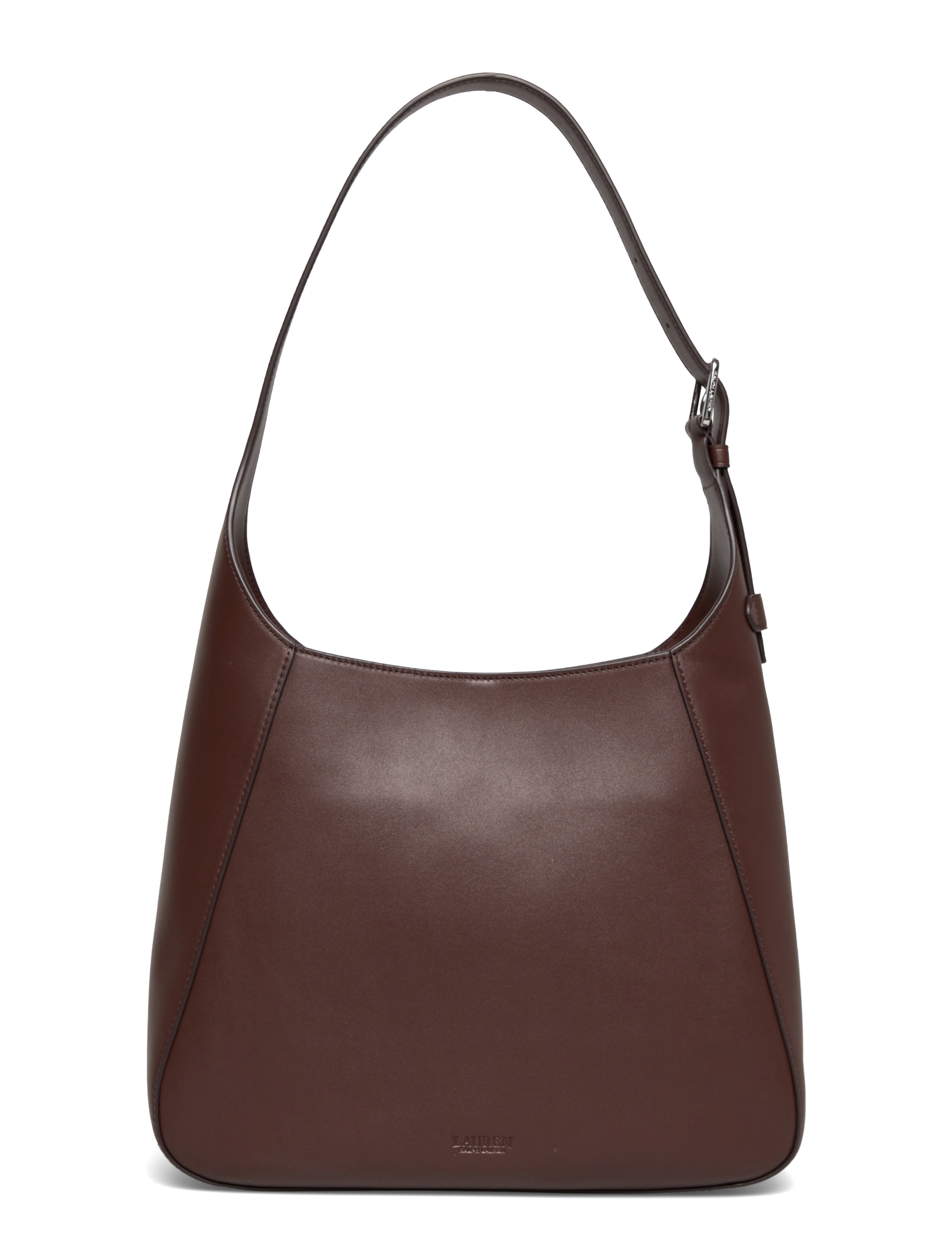 Lauren Ralph Lauren - NATURAL SMTH LEATHR-TANNER LG SH-SB - spesielle anledninger - dark hickory - 1