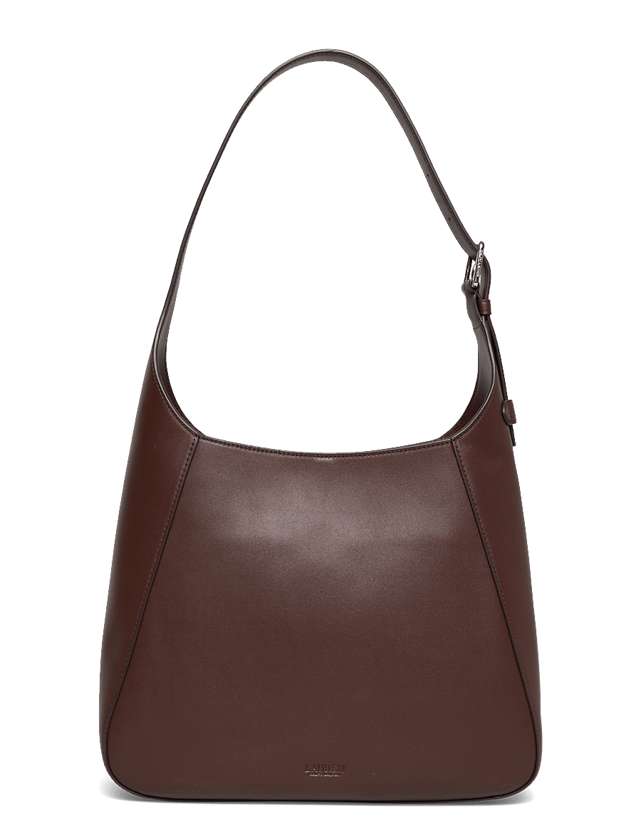 Lauren Ralph Lauren - NATURAL SMTH LEATHR-TANNER LG SH-SB - spesielle anledninger - dark hickory - 1