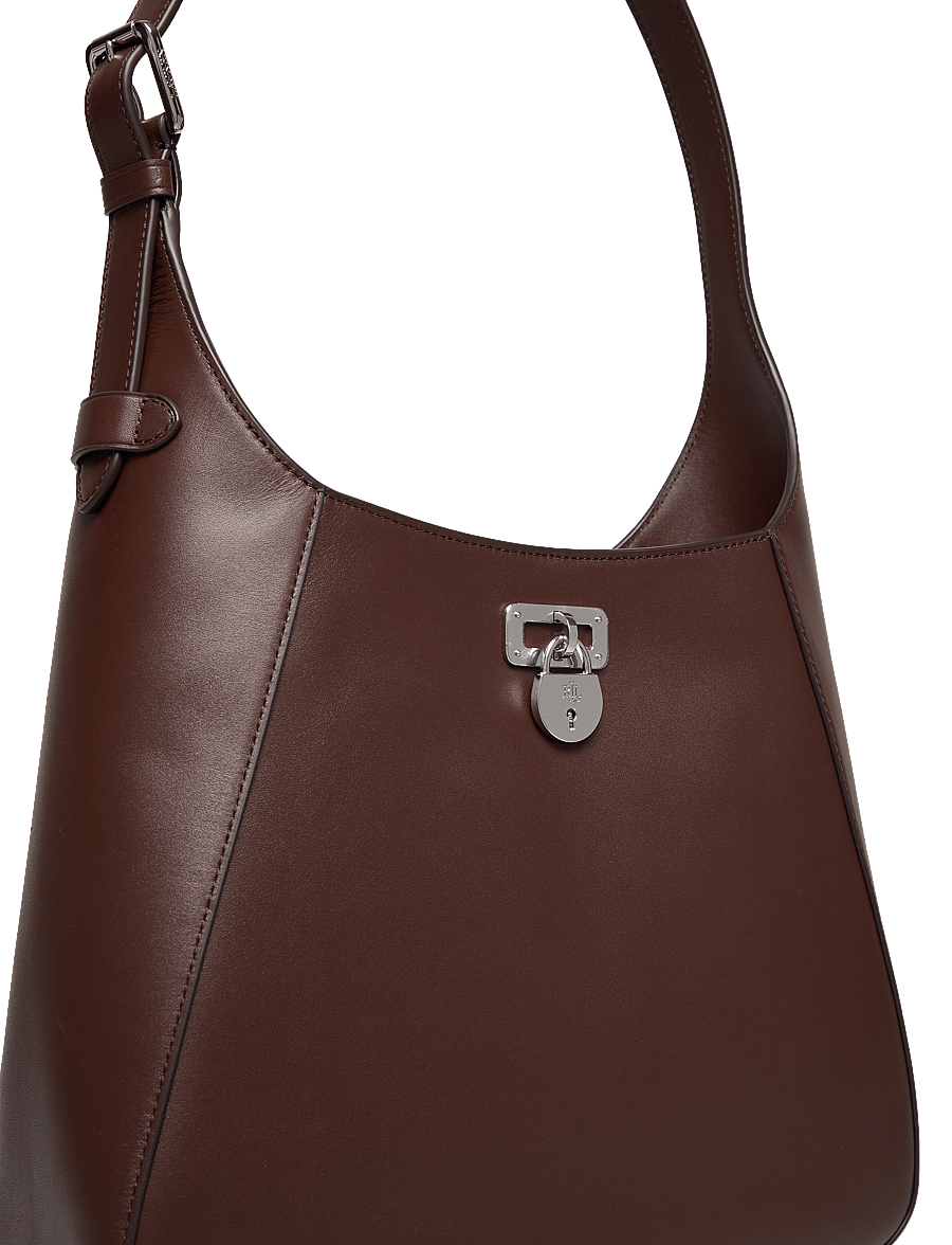 Lauren Ralph Lauren - NATURAL SMTH LEATHR-TANNER LG SH-SB - spesielle anledninger - dark hickory - 3
