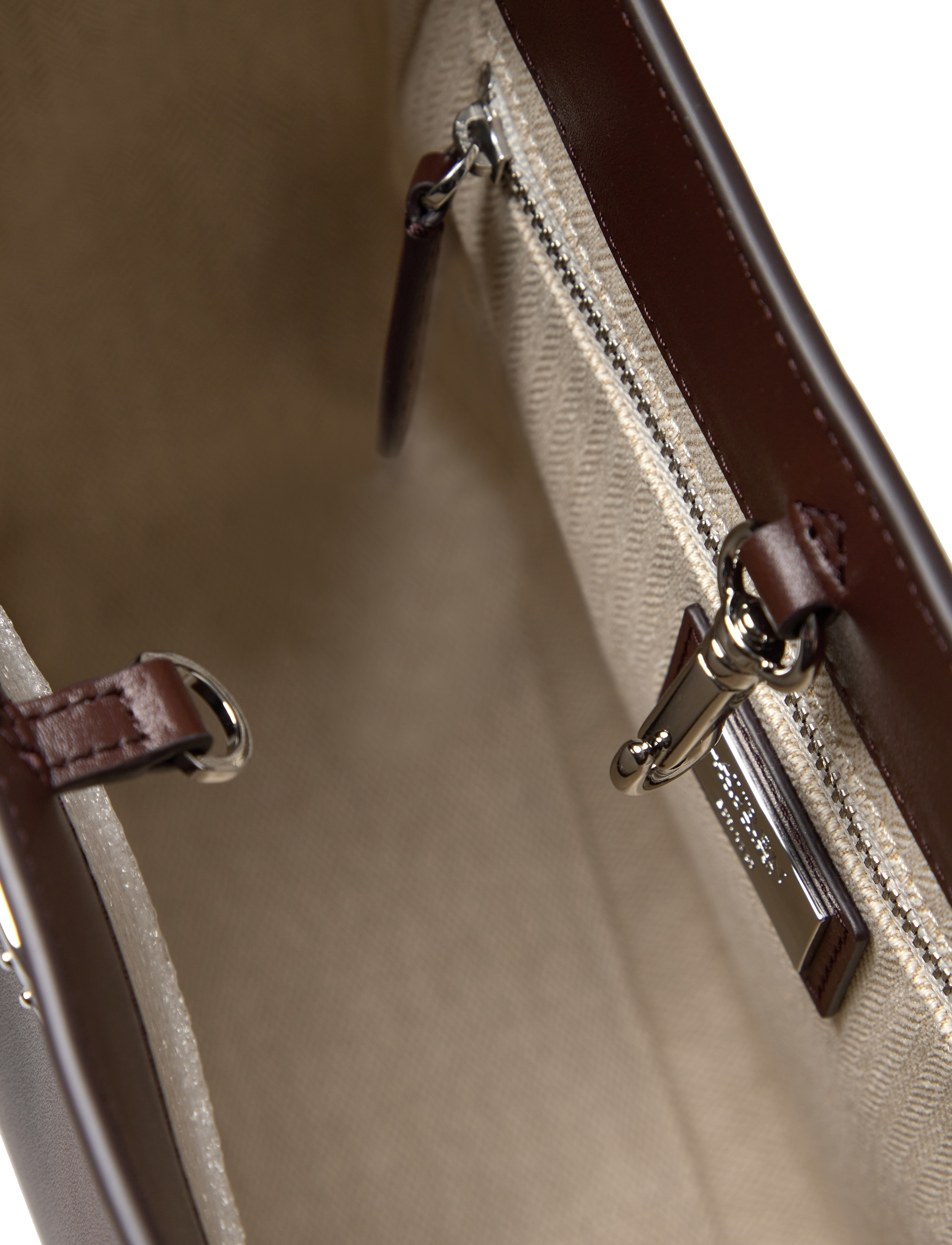 Lauren Ralph Lauren - NATURAL SMTH LEATHR-TANNER LG SH-SB - spesielle anledninger - dark hickory - 4