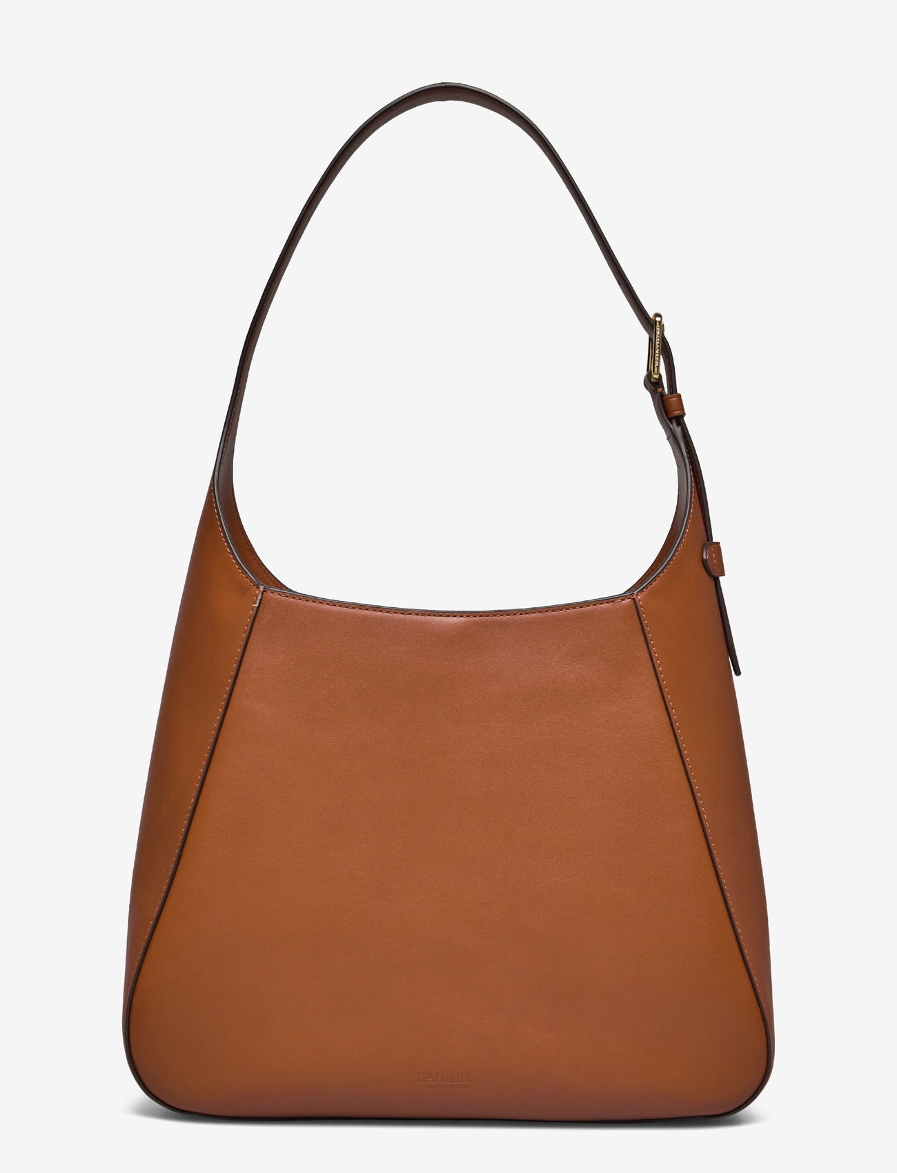 Lauren Ralph Lauren - Leather Large Tanner Shoulder Bag - speciella tillfällen - lauren tan - 1