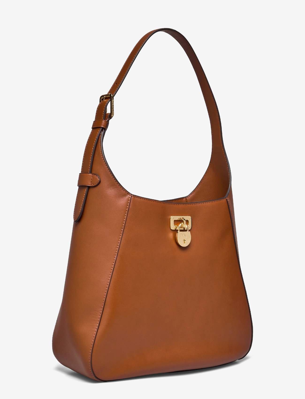 Lauren Ralph Lauren - Leather Large Tanner Shoulder Bag - speciella tillfällen - lauren tan - 2
