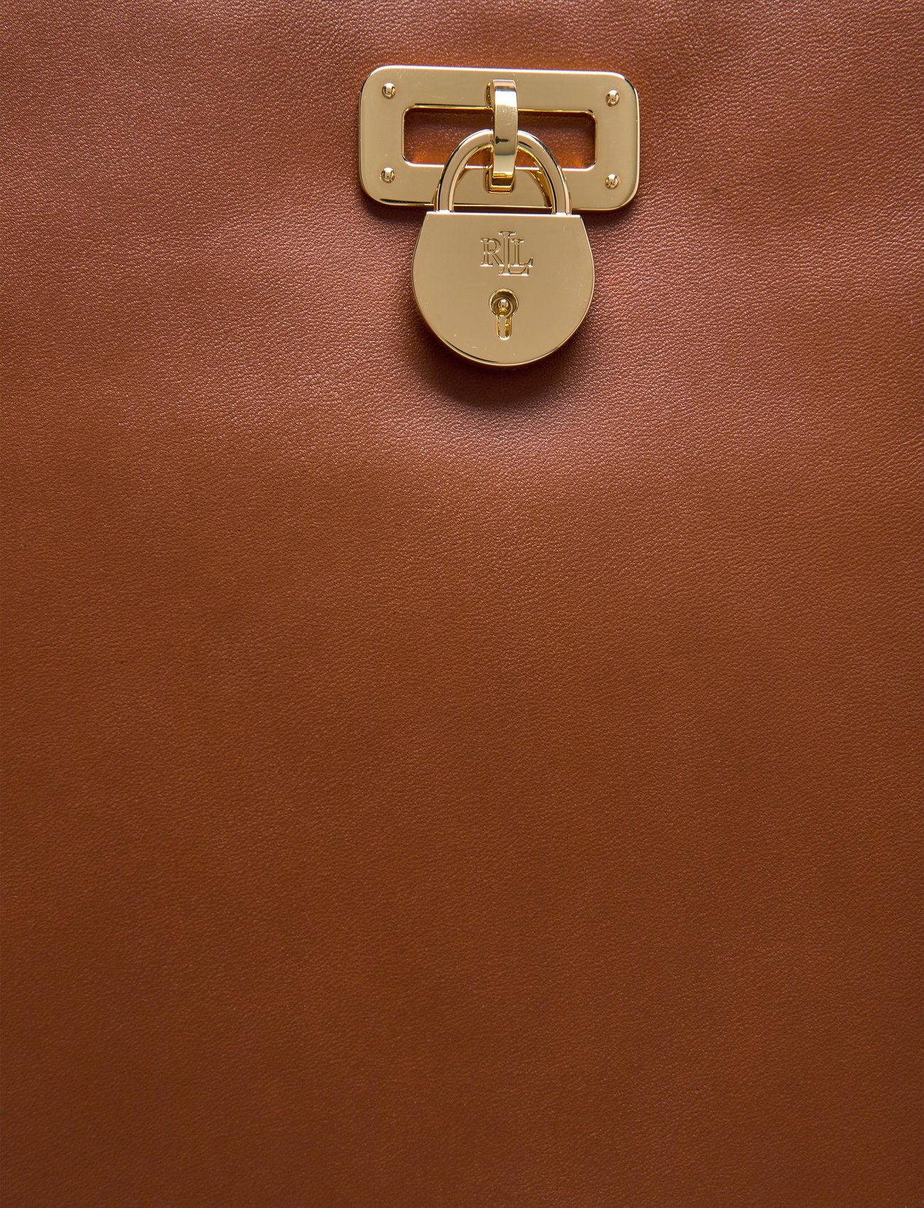 Lauren Ralph Lauren - Leather Large Tanner Shoulder Bag - speciella tillfällen - lauren tan - 3