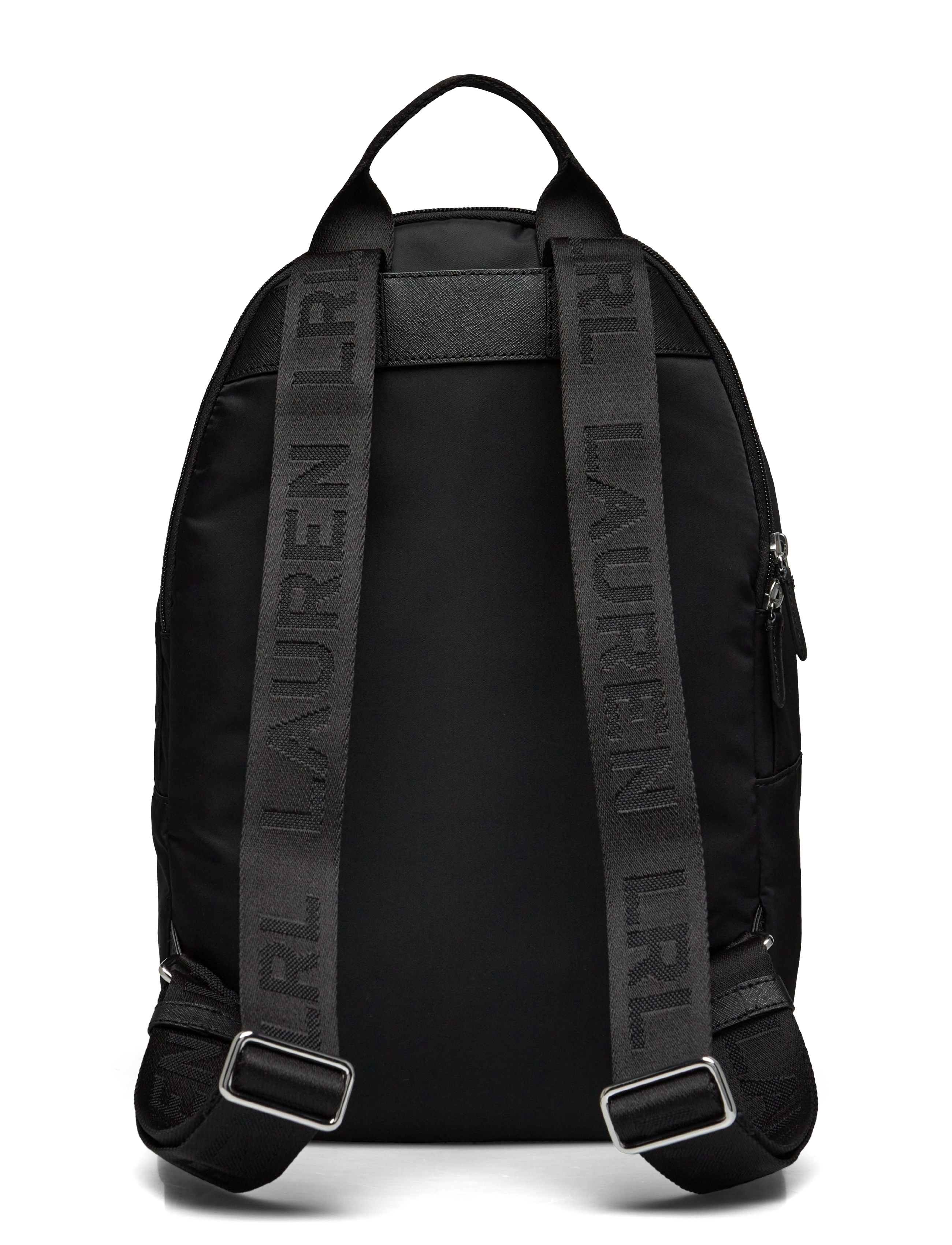 Lauren Ralph Lauren - Nylon Medium Stevie Backpack - seljakotid - black/black - 1