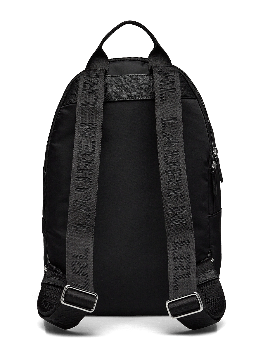 Lauren Ralph Lauren - Nylon Medium Stevie Backpack - seljakotid - black/black - 1