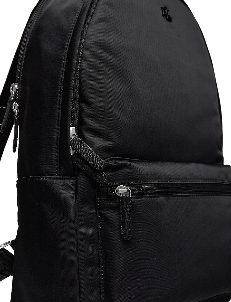 Lauren Ralph Lauren - Nylon Medium Stevie Backpack - seljakotid - black/black - 3