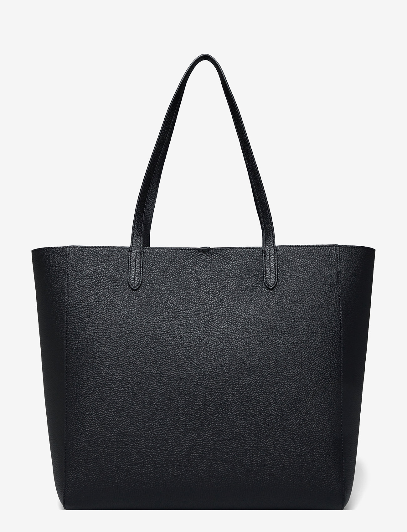 Lauren Ralph Lauren - Pebbled Leather Large Cameryn Tote Bag - shoppere - black - 1