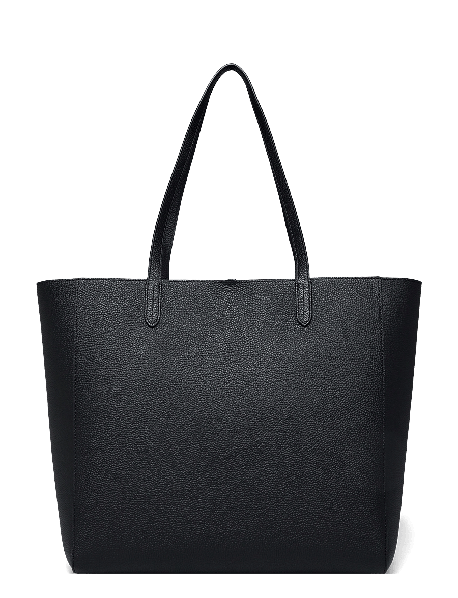 Lauren Ralph Lauren - PEBBLED LEATHER-CMRYN LG TT-TTE-LRG - shopper - black - 1