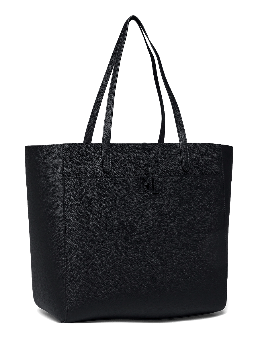 Lauren Ralph Lauren - PEBBLED LEATHER-CMRYN LG TT-TTE-LRG - shopper - black - 2