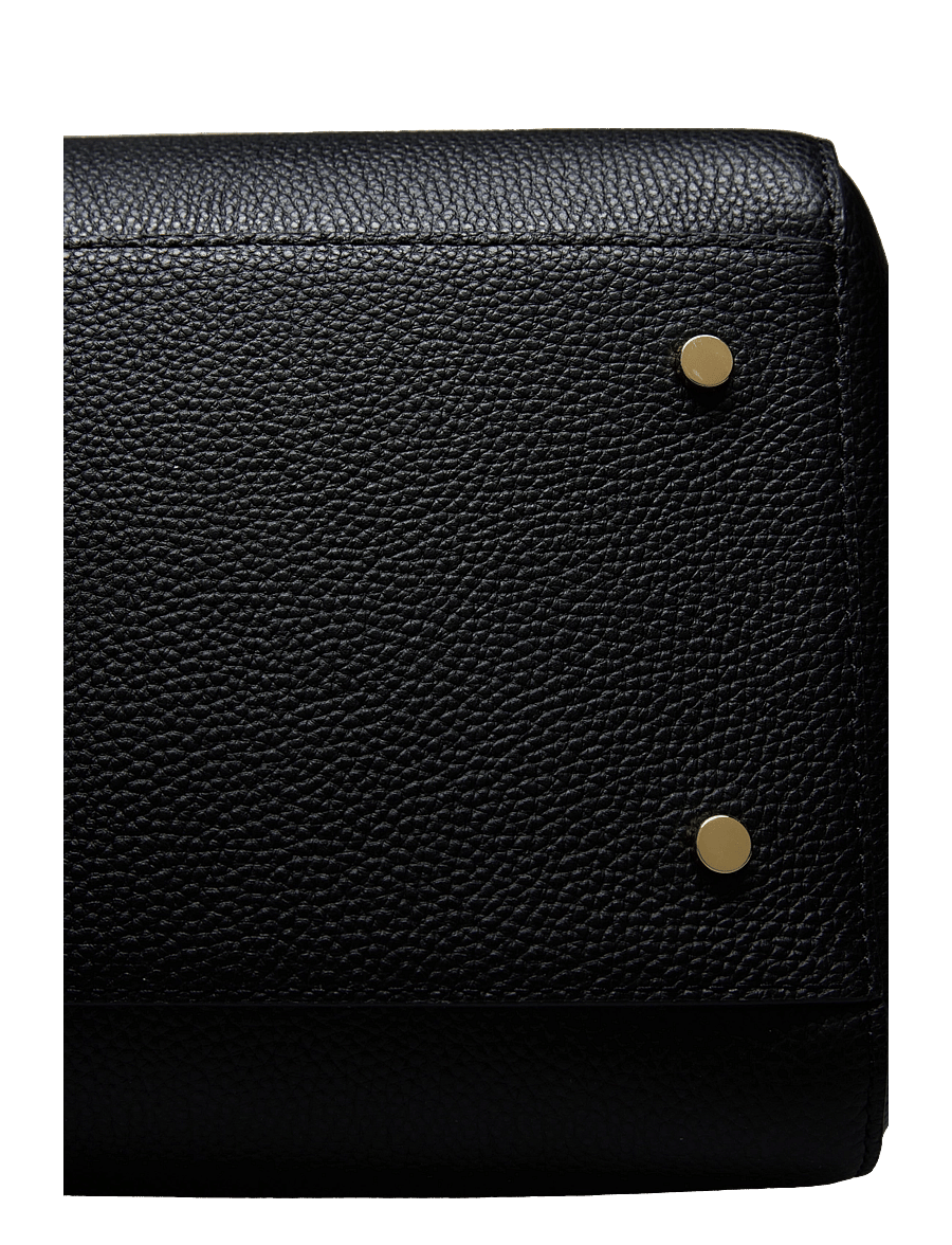 Lauren Ralph Lauren - PEBBLED LEATHER-CMRYN LG TT-TTE-LRG - shopper - black - 3