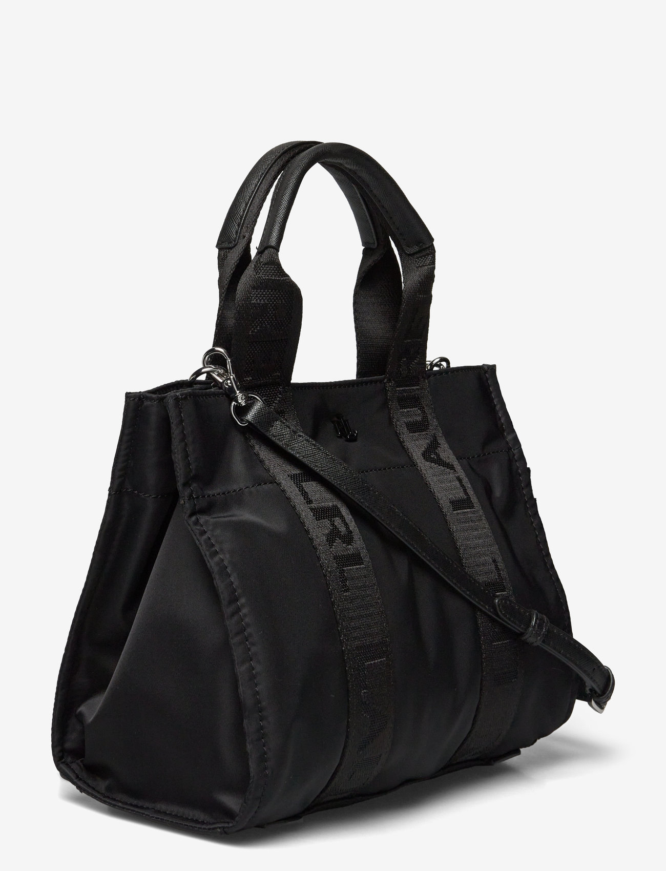 Lauren Ralph Lauren - Nylon Small Stevie Tote Bag - alltags-style - black/black - 2