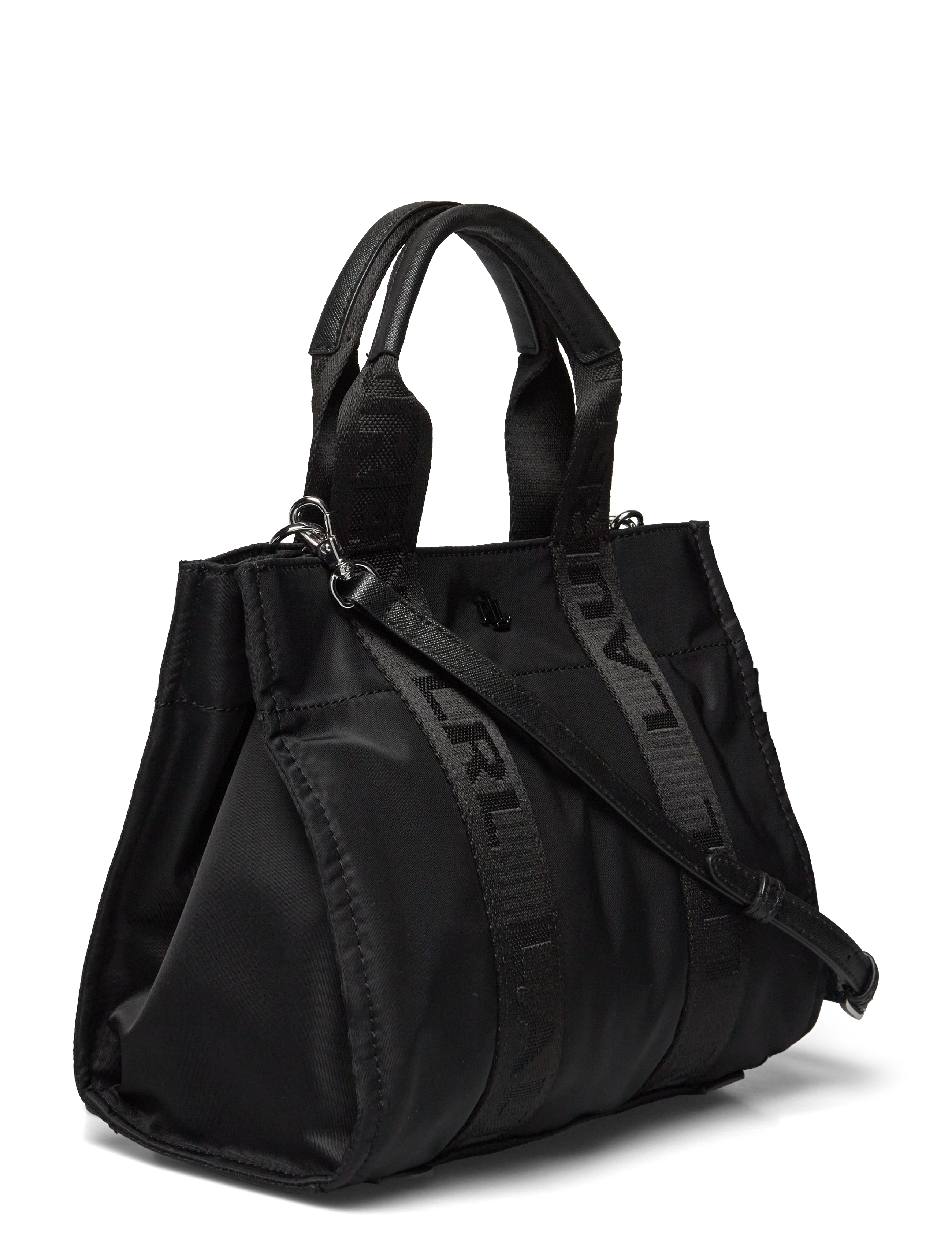 Lauren Ralph Lauren - Nylon Small Stevie Tote Bag - hversdagsleg tíska - black/black - 2