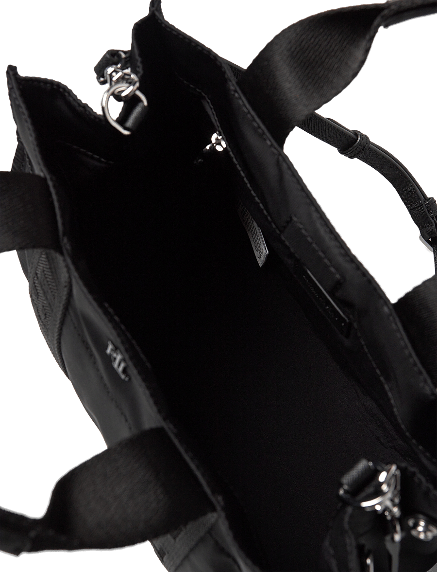 Lauren Ralph Lauren - Nylon Small Stevie Tote Bag - hversdagsleg tíska - black/black - 4