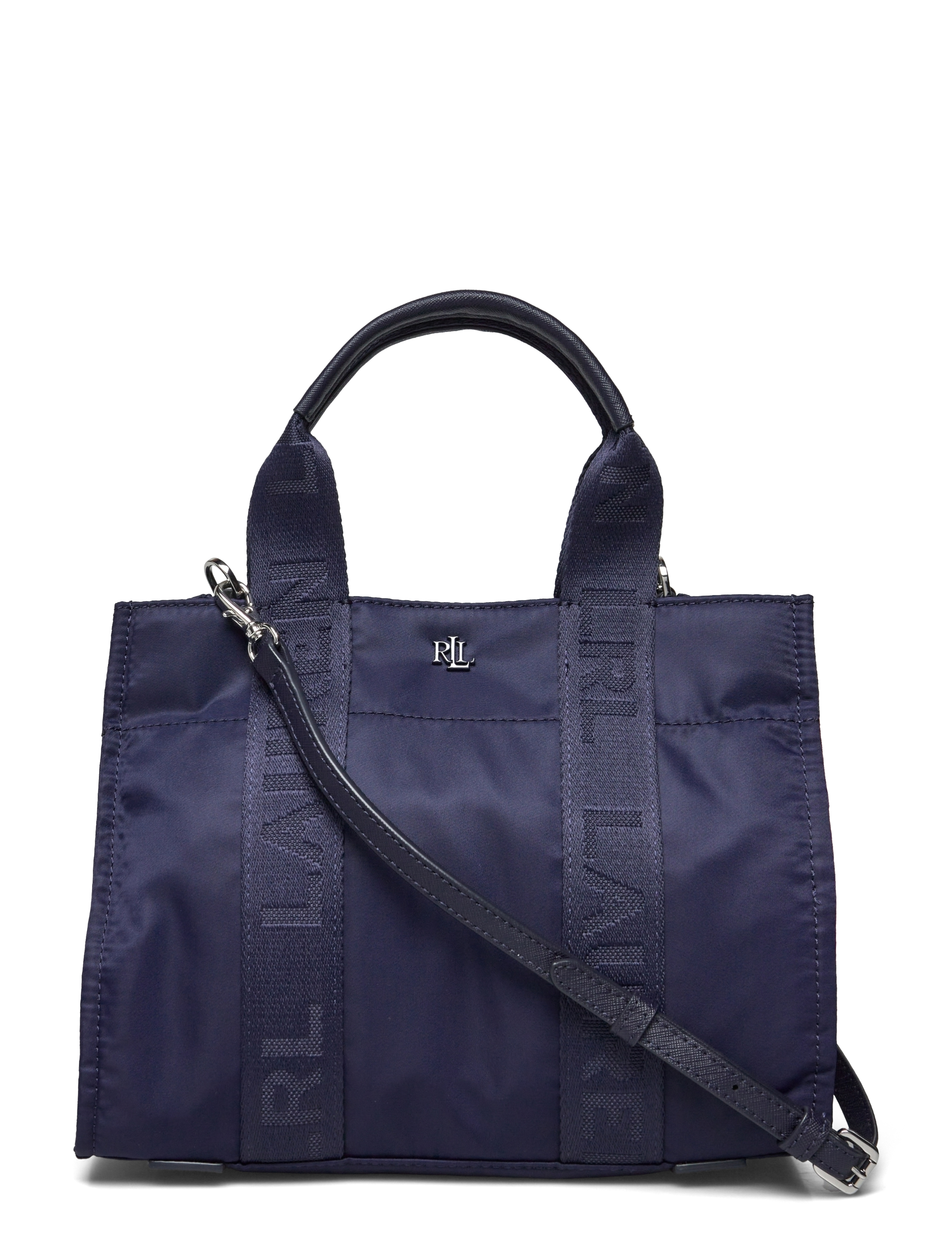 Lauren Ralph Lauren Nylon Small Stevie Tote Bag - Väskor - REFINED NAVY/REFI / navy