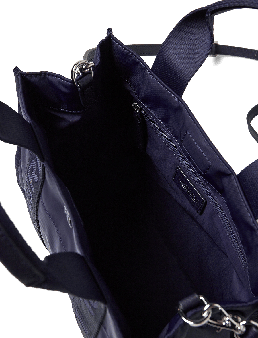 Lauren Ralph Lauren - Nylon Small Stevie Tote Bag - alltags-style - refined navy/refi - 4
