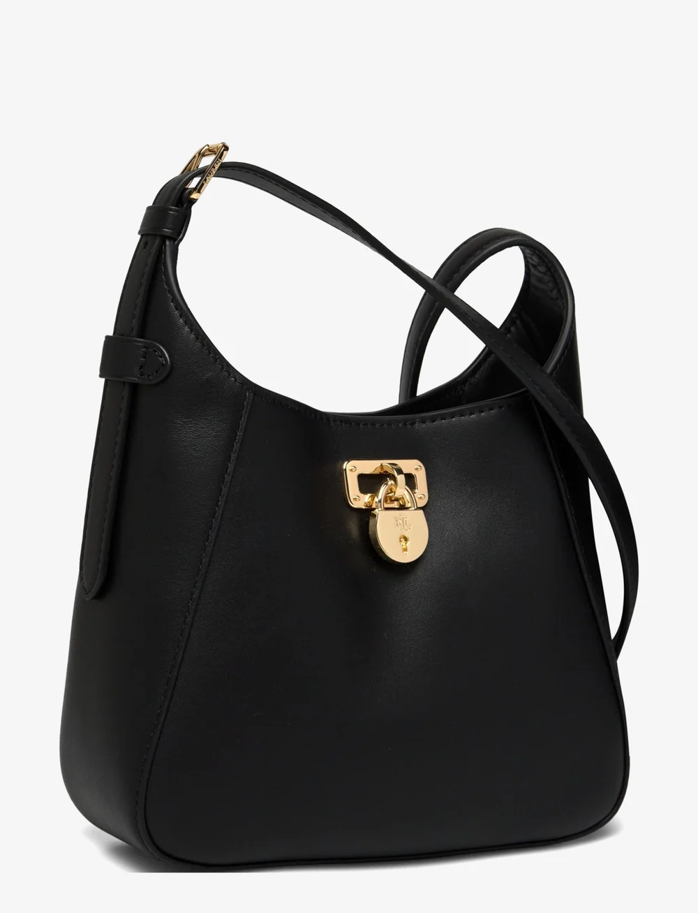 Lauren Ralph Lauren - Leather Small Tanner Shoulder Bag - særlige begivenheder - black - 2