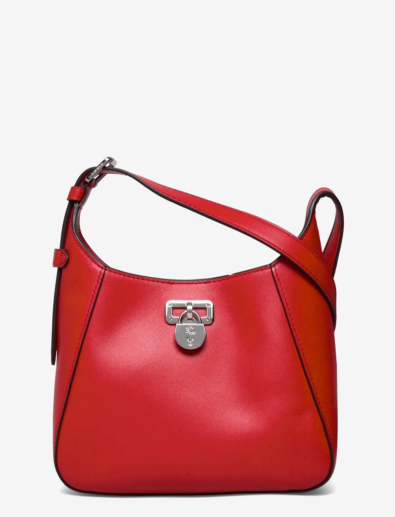Lauren Ralph Lauren - Leather Small Tanner Shoulder Bag - særlige begivenheder - bright vermillion - 0