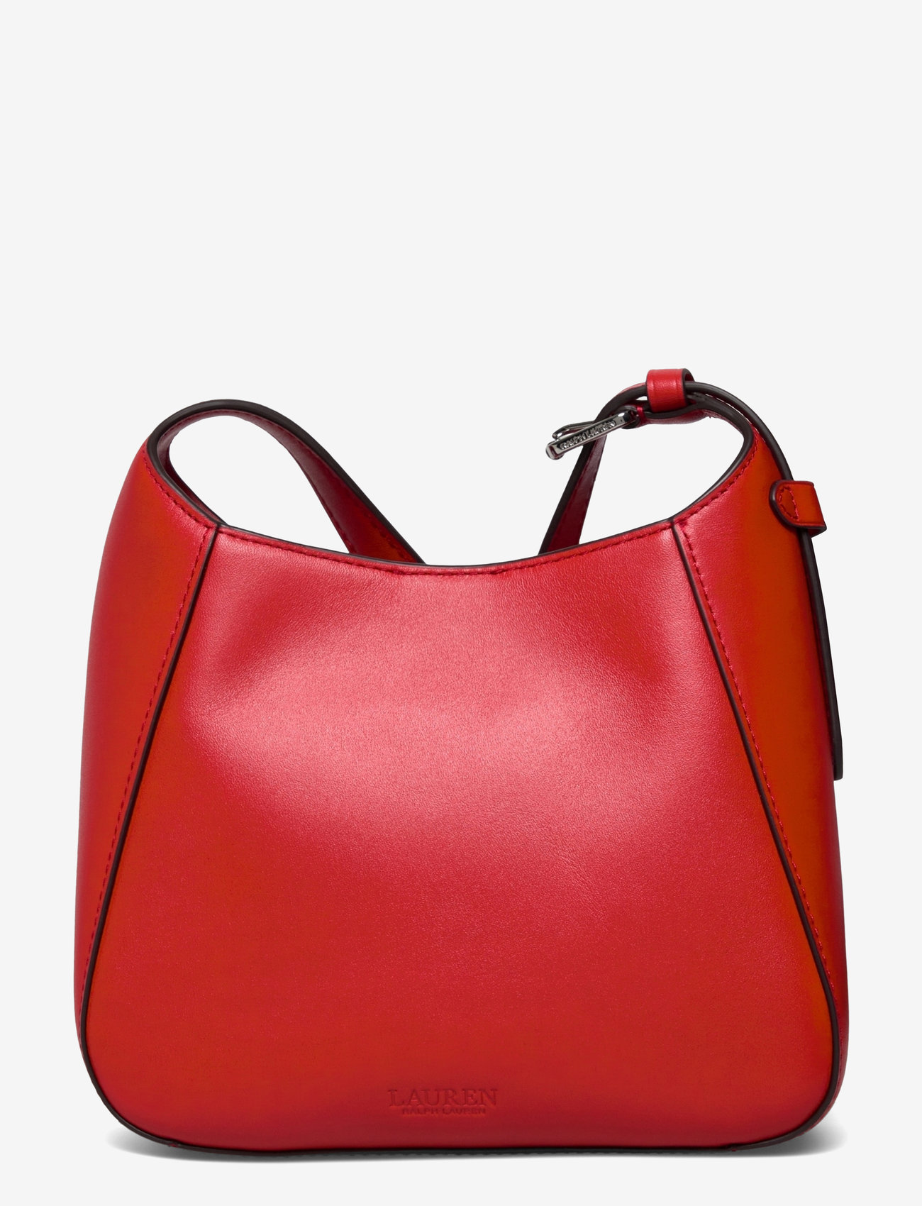 Lauren Ralph Lauren - Leather Small Tanner Shoulder Bag - særlige begivenheder - bright vermillion - 1