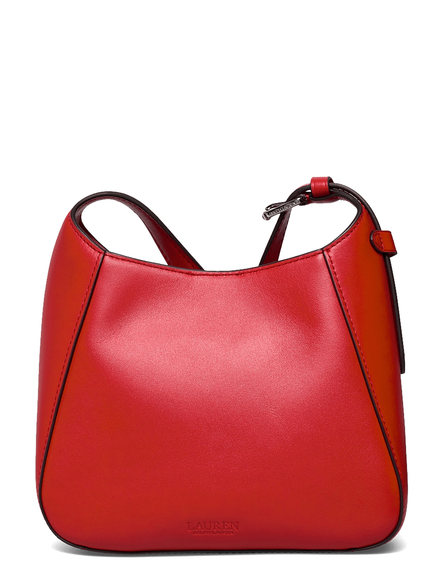 Lauren Ralph Lauren - Leather Small Tanner Shoulder Bag - alltags-style - bright vermillion - 1