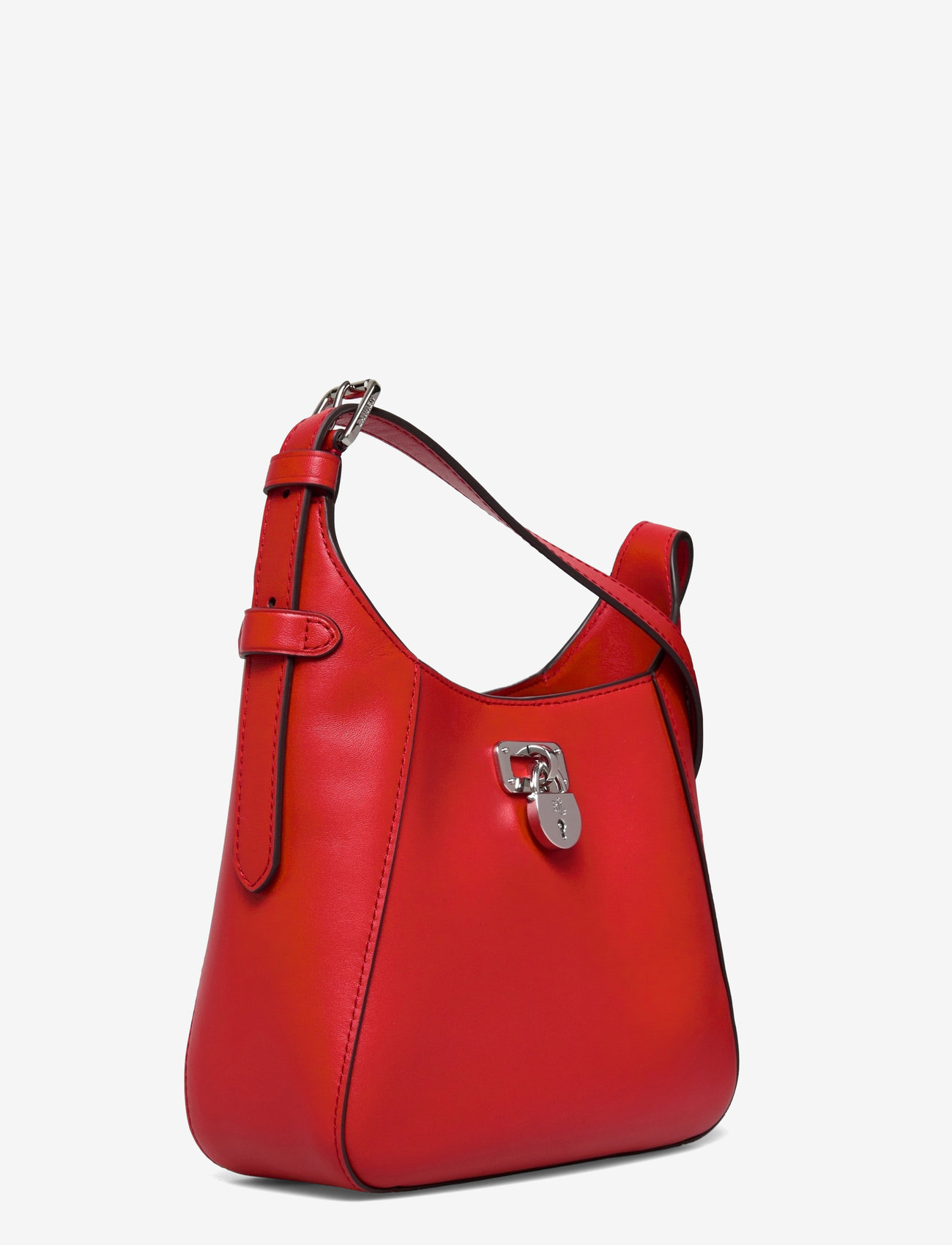 Lauren Ralph Lauren - Leather Small Tanner Shoulder Bag - særlige begivenheder - bright vermillion - 2