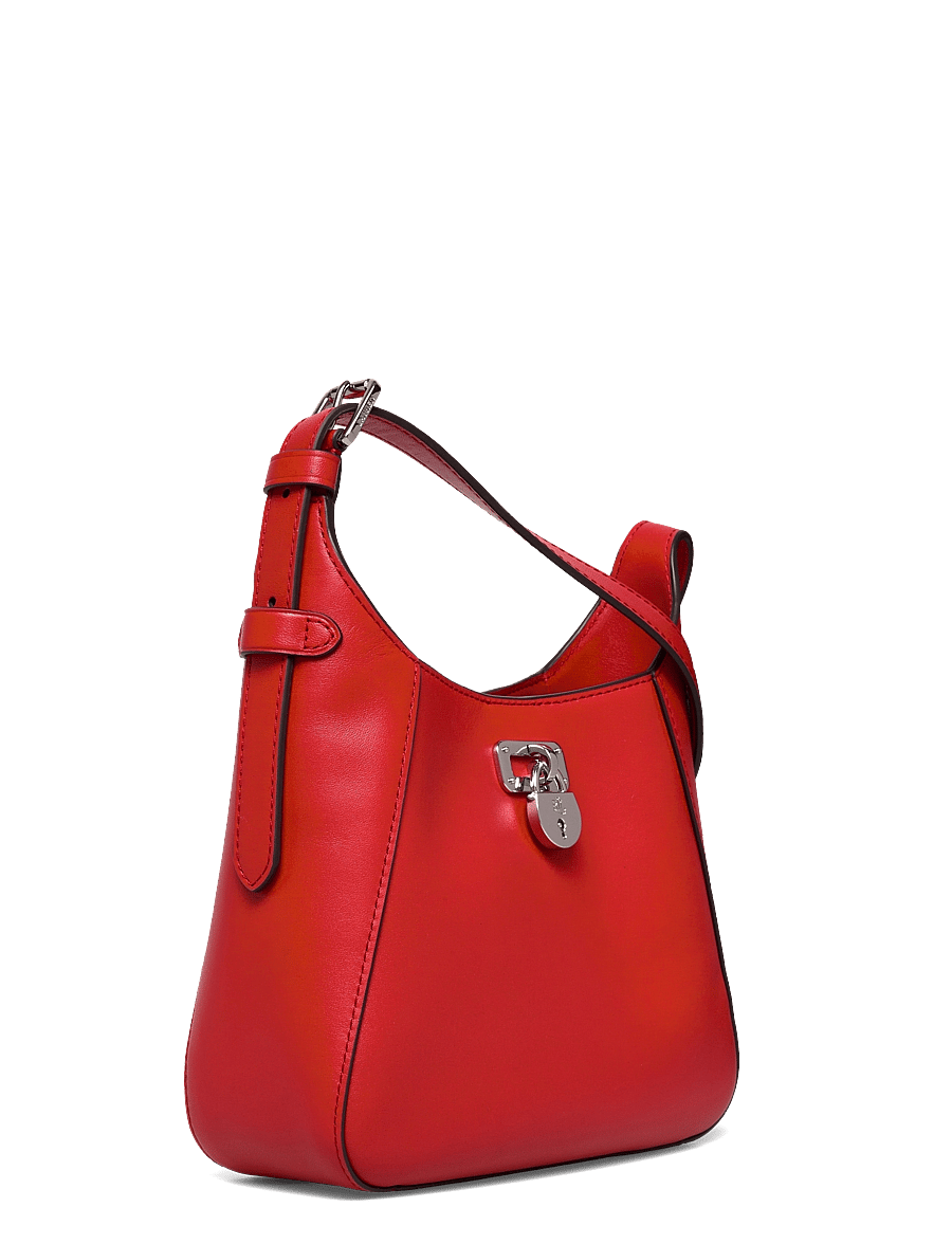 Lauren Ralph Lauren - Leather Small Tanner Shoulder Bag - alltags-style - bright vermillion - 2