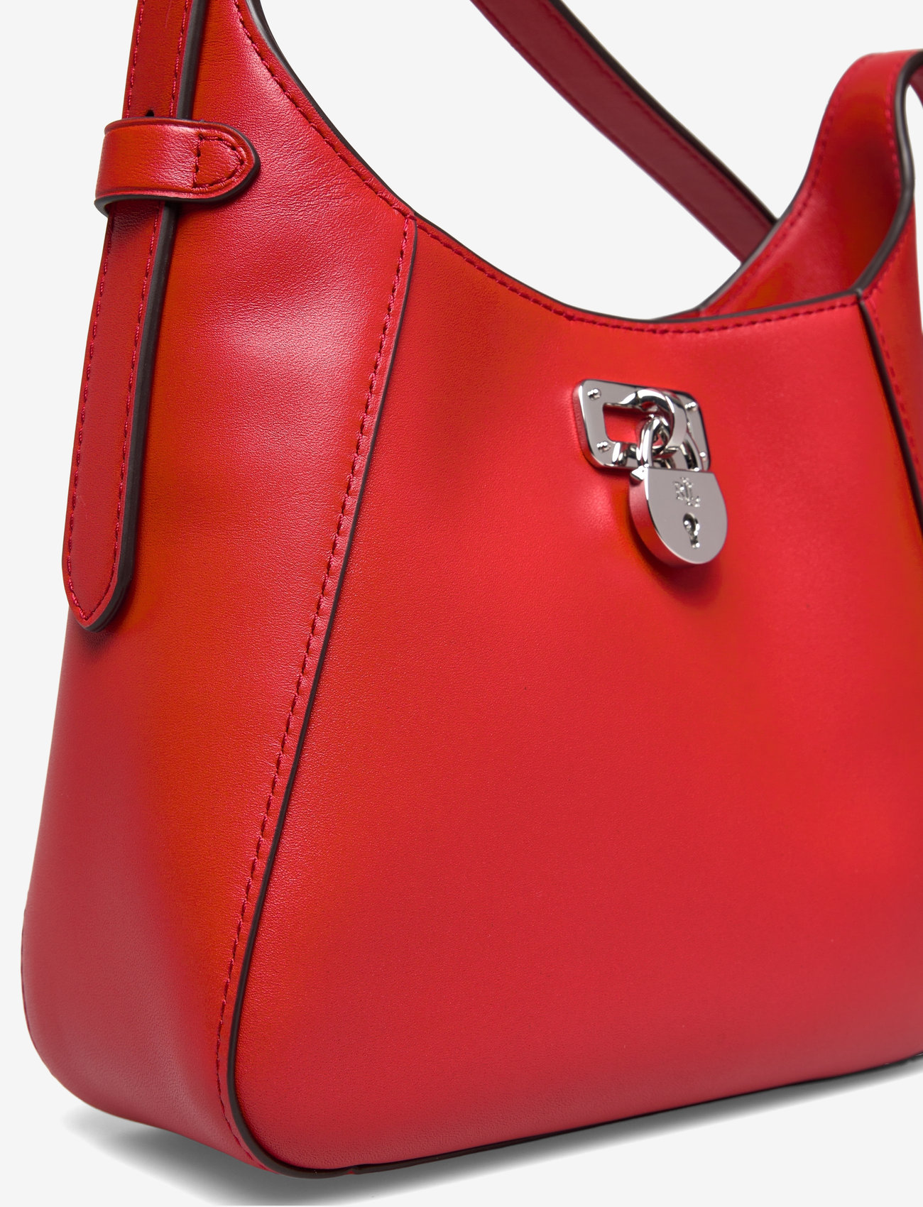 Lauren Ralph Lauren - Leather Small Tanner Shoulder Bag - særlige begivenheder - bright vermillion - 3