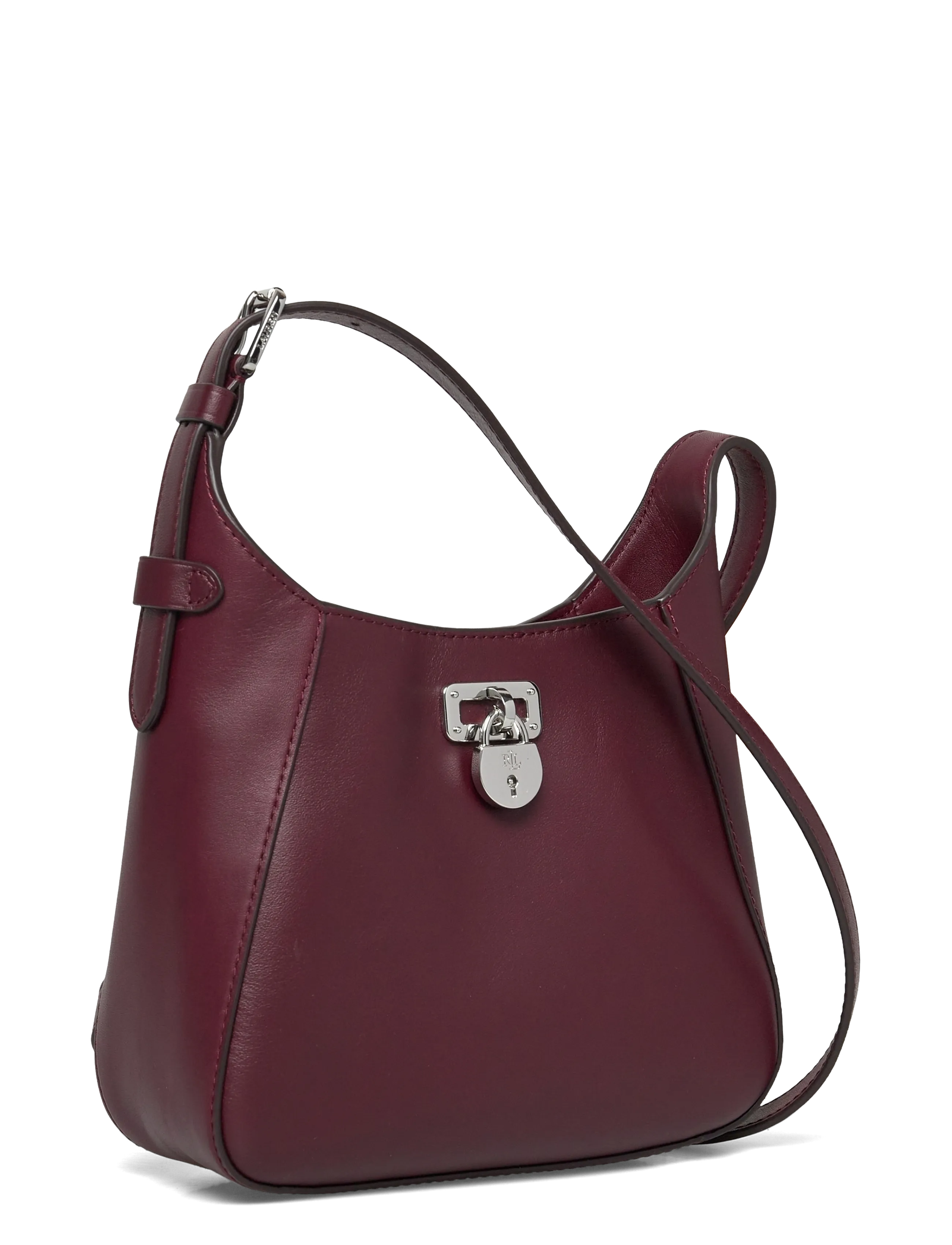 Lauren Ralph Lauren - Leather Small Tanner Shoulder Bag - hverdags stil - dark garnet - 2
