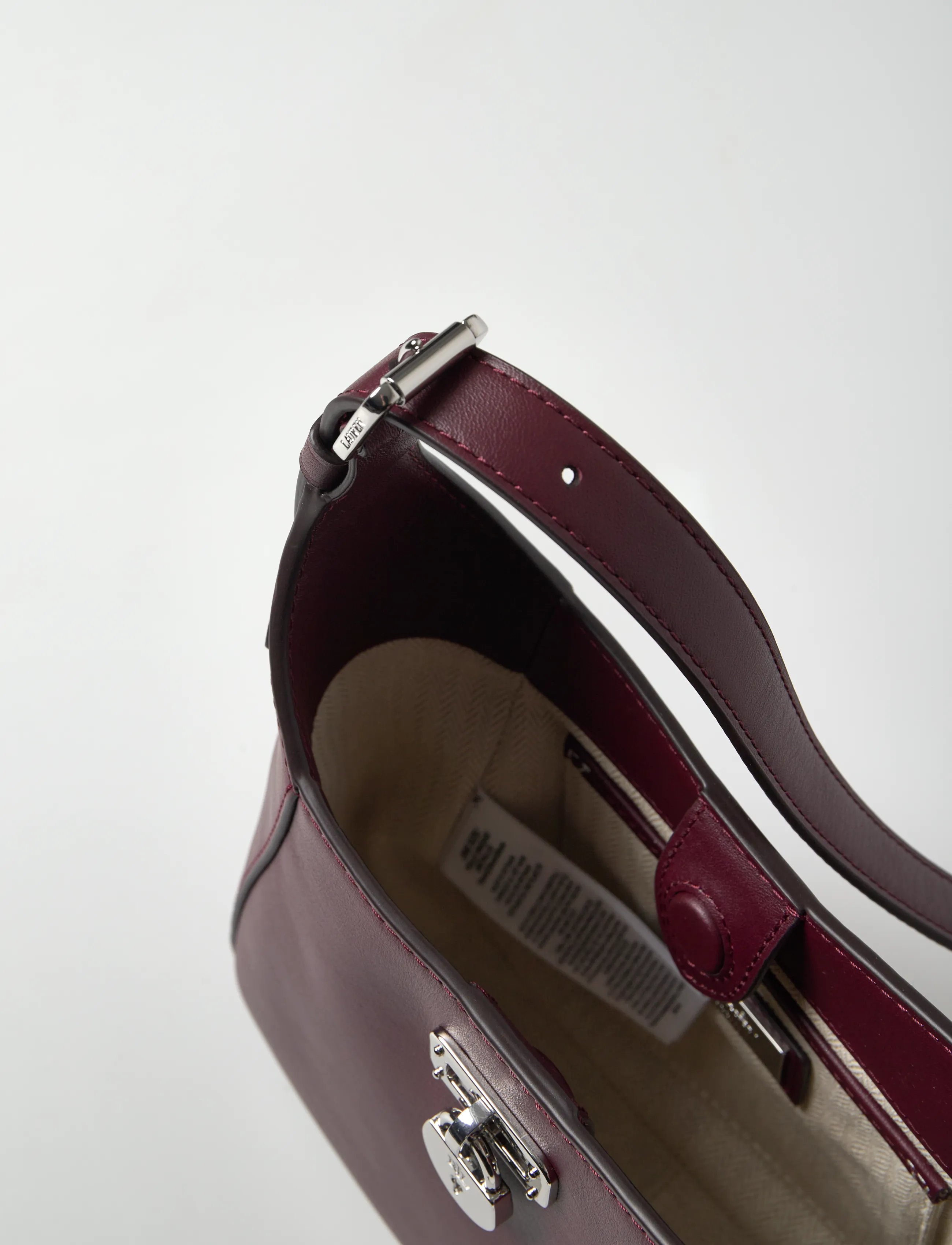 Lauren Ralph Lauren - Leather Small Tanner Shoulder Bag - hverdags stil - dark garnet - 4
