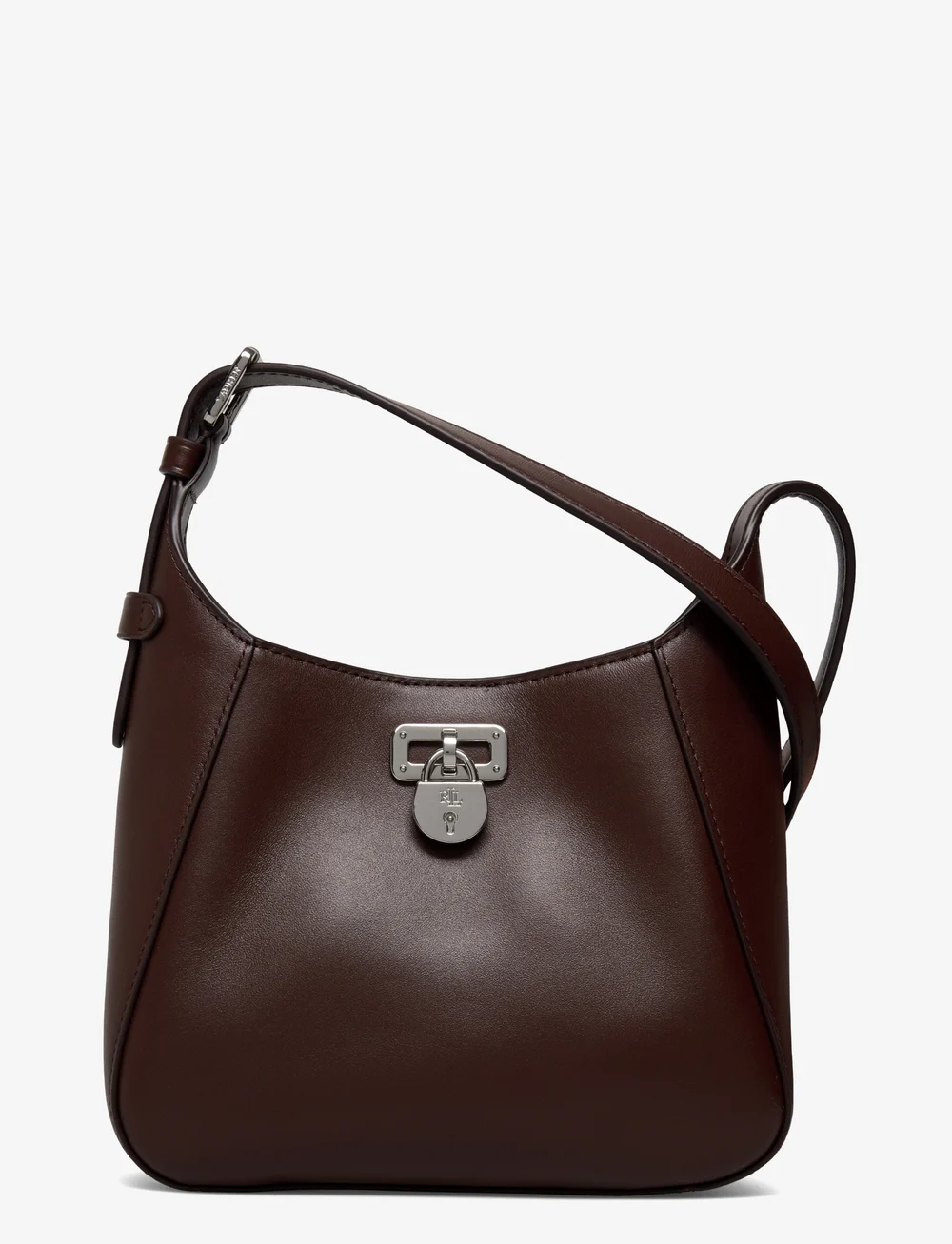 Lauren Ralph Lauren - Leather Small Tanner Shoulder Bag - sacs à bandoulière - dark hickory - 0